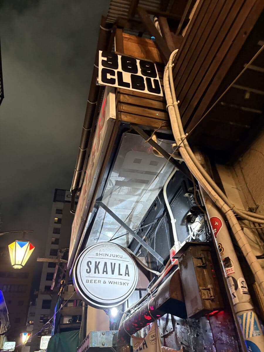 SKAVLAの路地看板群